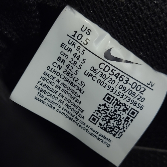 Nike Court Vision Low Black - Picture 11 of 11